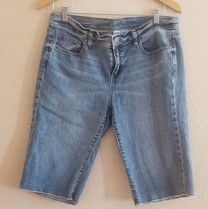 LOFT bicycle short blue denim size 8